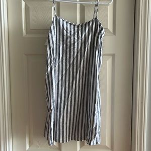 Striped cotton beach dress never worn